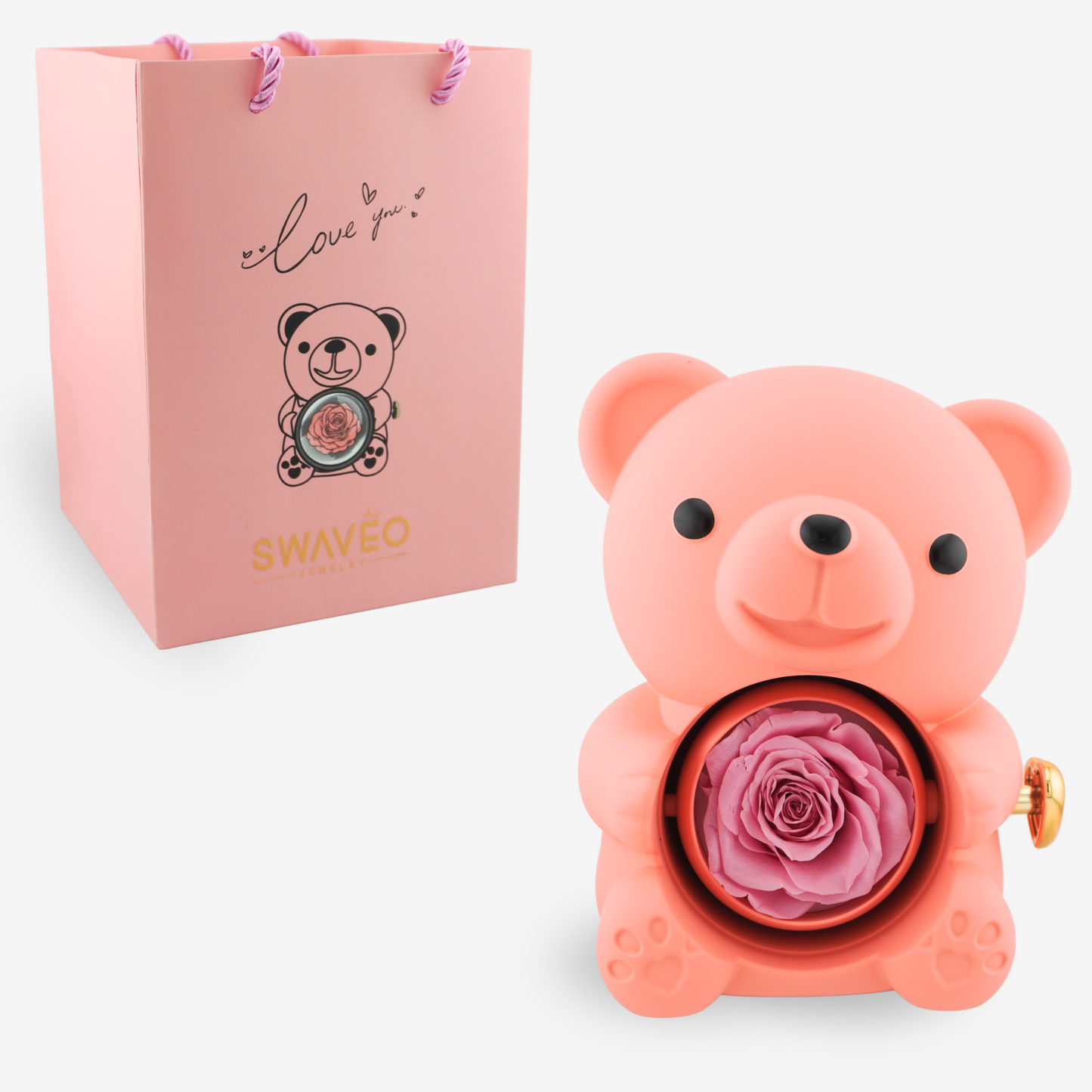 Swaveo™ Forever Rose Bear