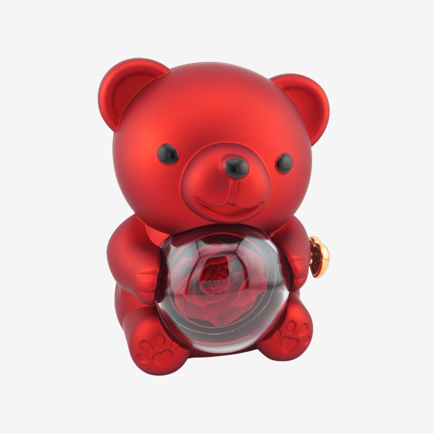 Forever Rose Bear W/ Engraved Necklace