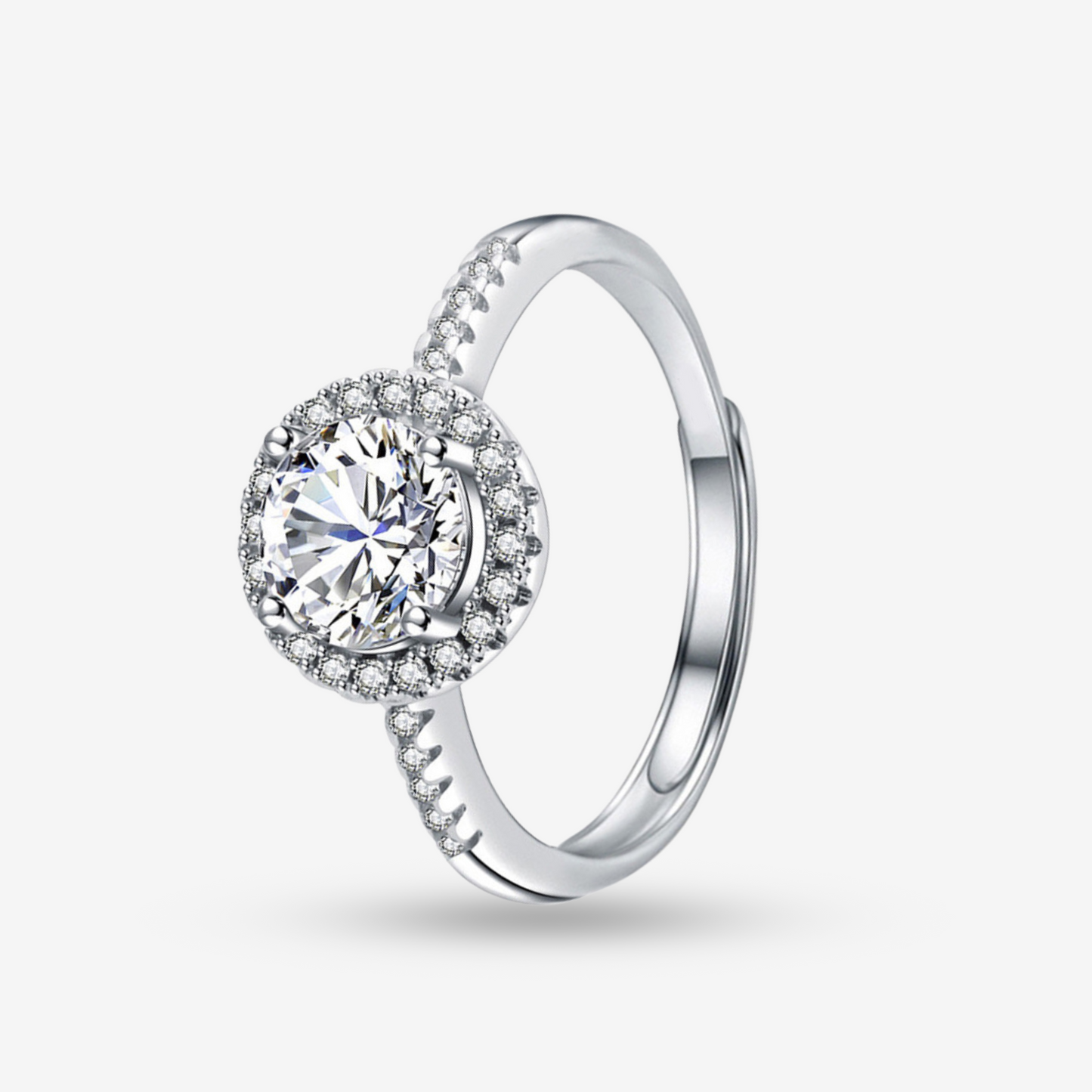 Timeless Halo Promise Ring