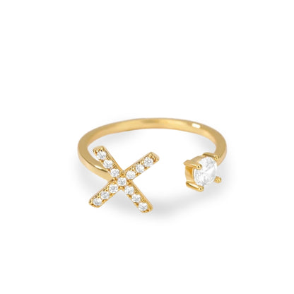 Forever Yours Initial Ring