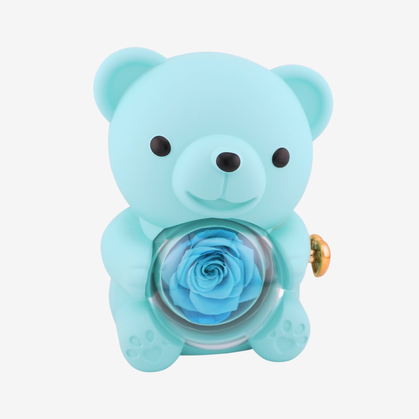 Forever Rose Bear W/ Engraved Necklace