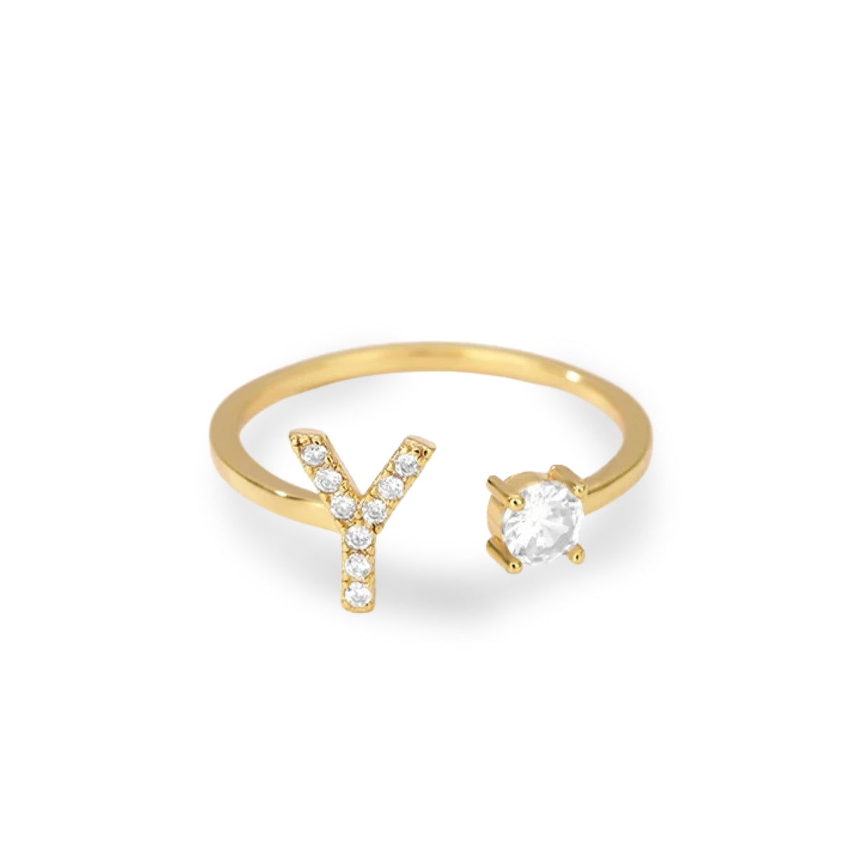 Forever Yours Initial Ring