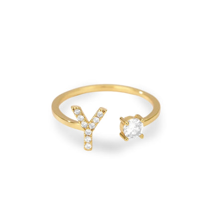 Forever Yours Initial Ring