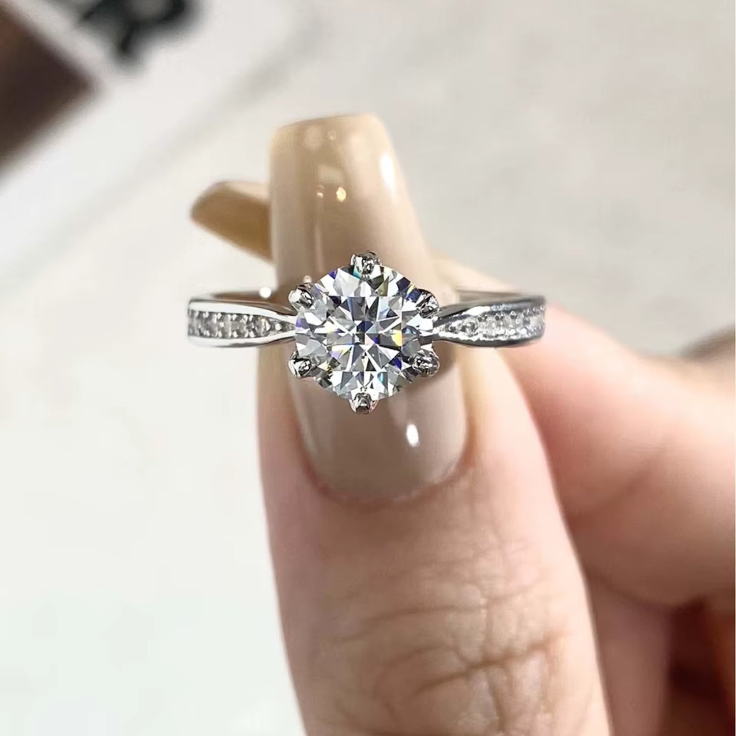 Regal Sparkle Promise Ring