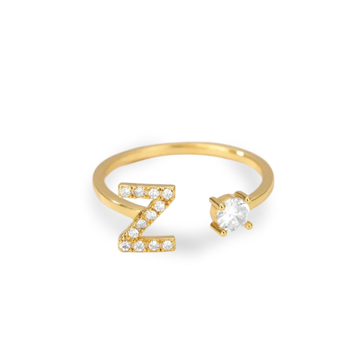 Forever Yours Initial Ring