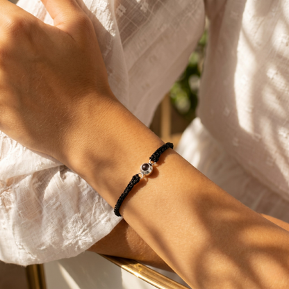 Seilarmband mit Fotoprojektion