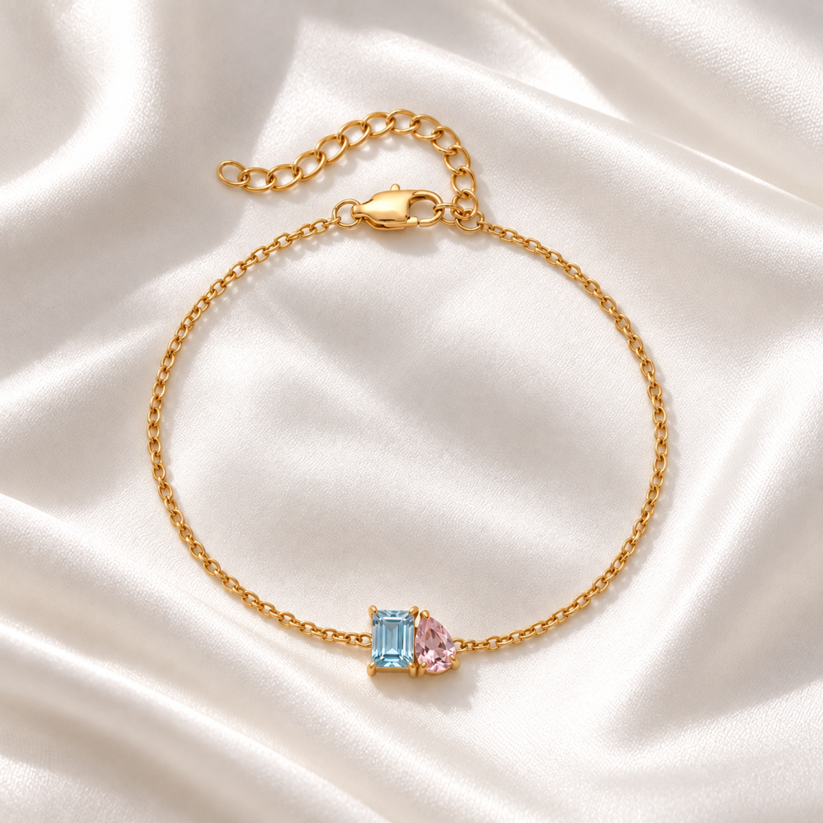 You & Me Birthstone Bracelet