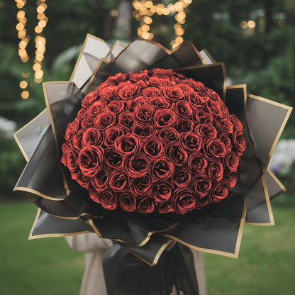 Glitter Rose Bouquet