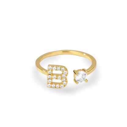 Forever Yours Initial Ring