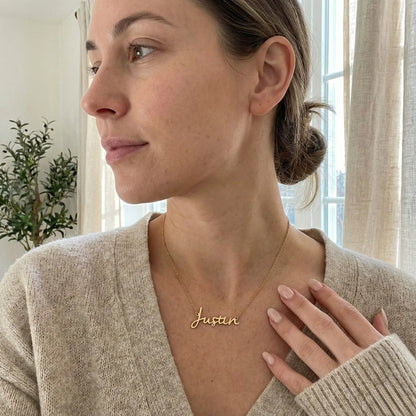 Namensschild-Halskette