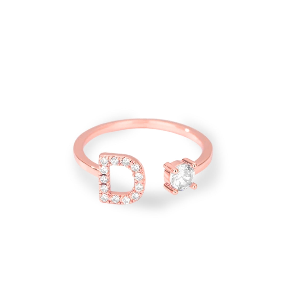 Forever Yours Initial Ring