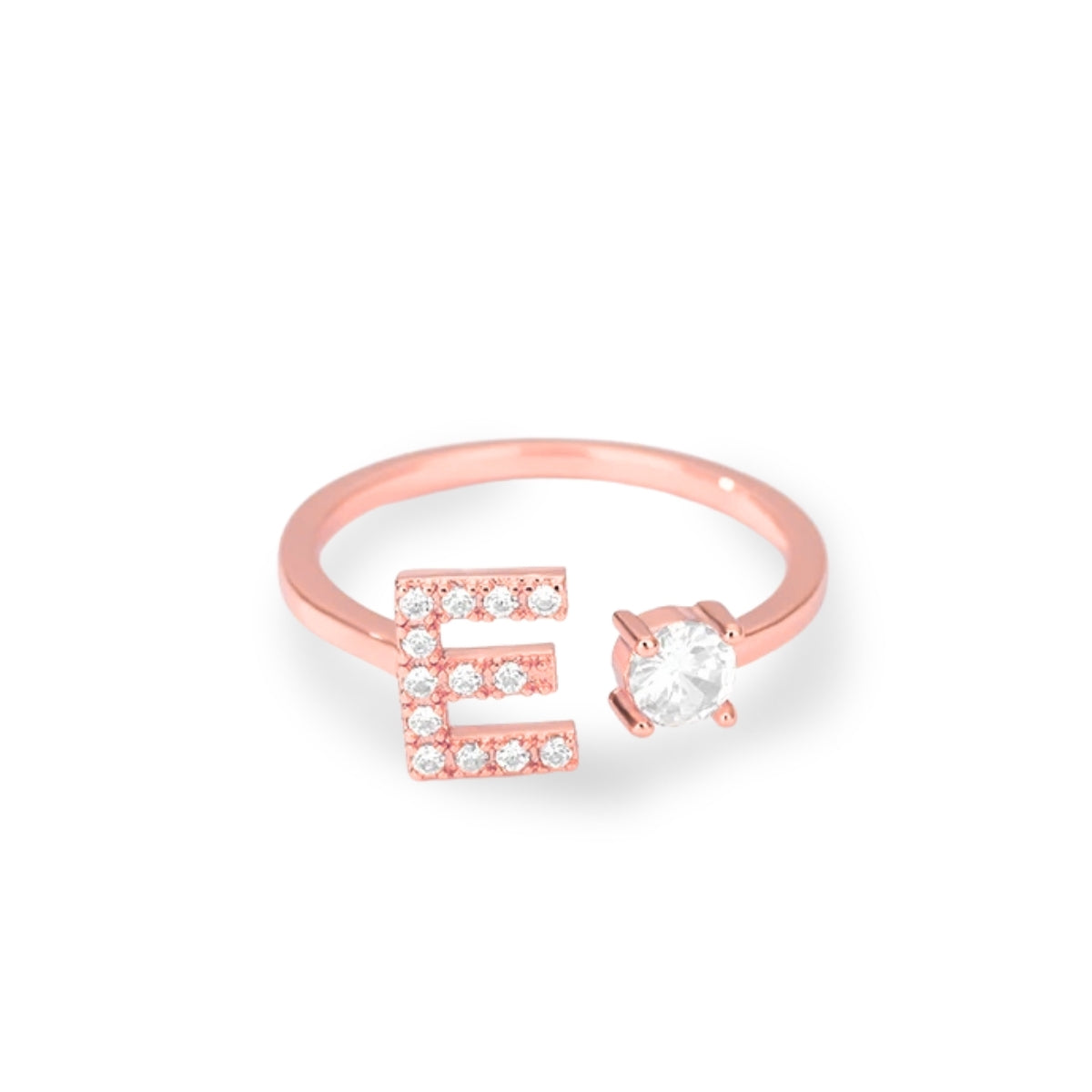 Forever Yours Initial Ring