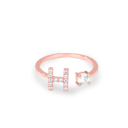 Forever Yours Initial Ring