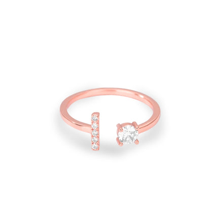 Forever Yours Initial Ring