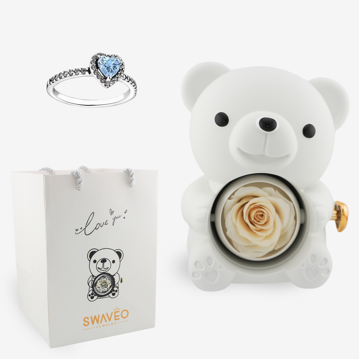 Swaveo™ Forever Rose Bear