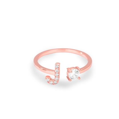 Forever Yours Initial Ring