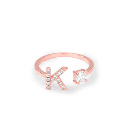 Forever Yours Initial Ring