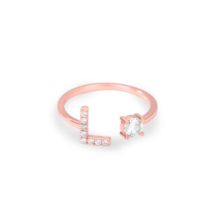 Forever Yours Initial Ring