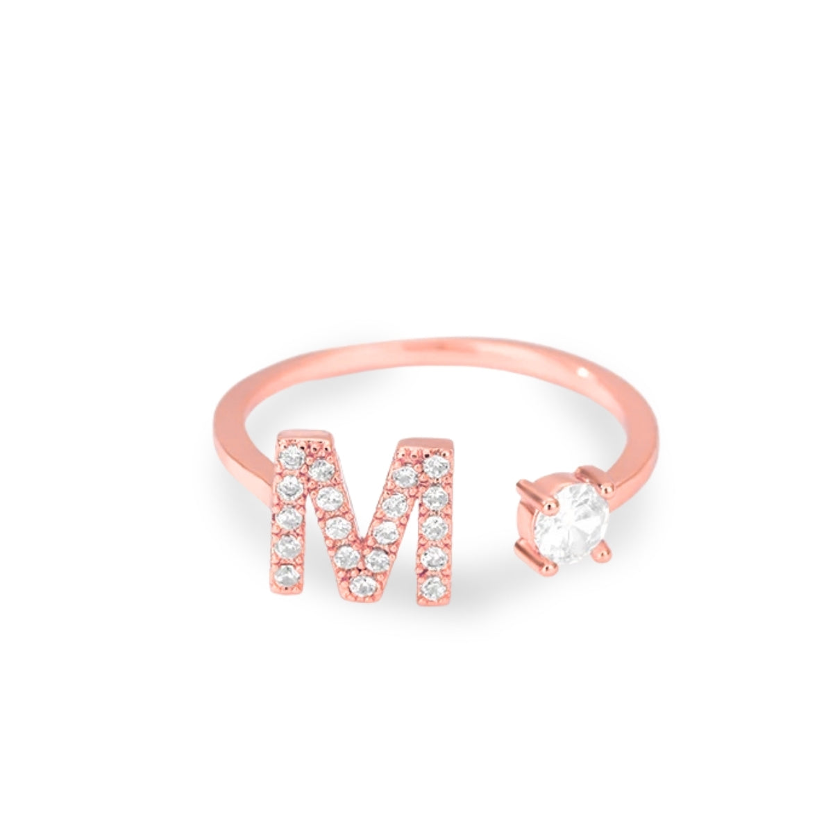 Forever Yours Initial Ring