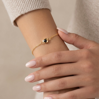 Kettenarmband – mit Fotoprojektion