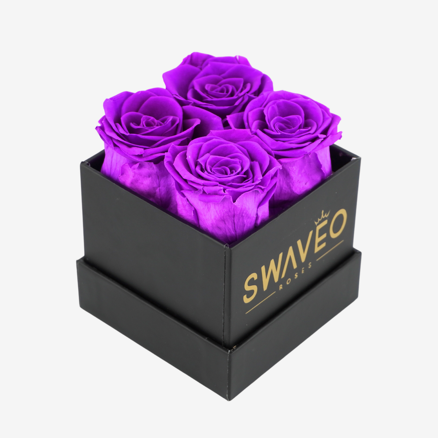 Eternal Deluxe Rose Box W/ 4 Forever Roses - Swaveo Jewelry