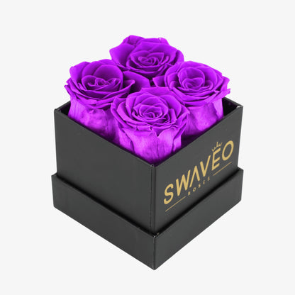Eternal Deluxe Rose Box W/ 4 Forever Roses - Swaveo Jewelry