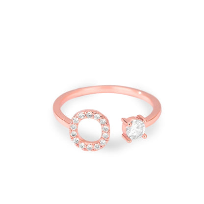 Forever Yours Initial Ring