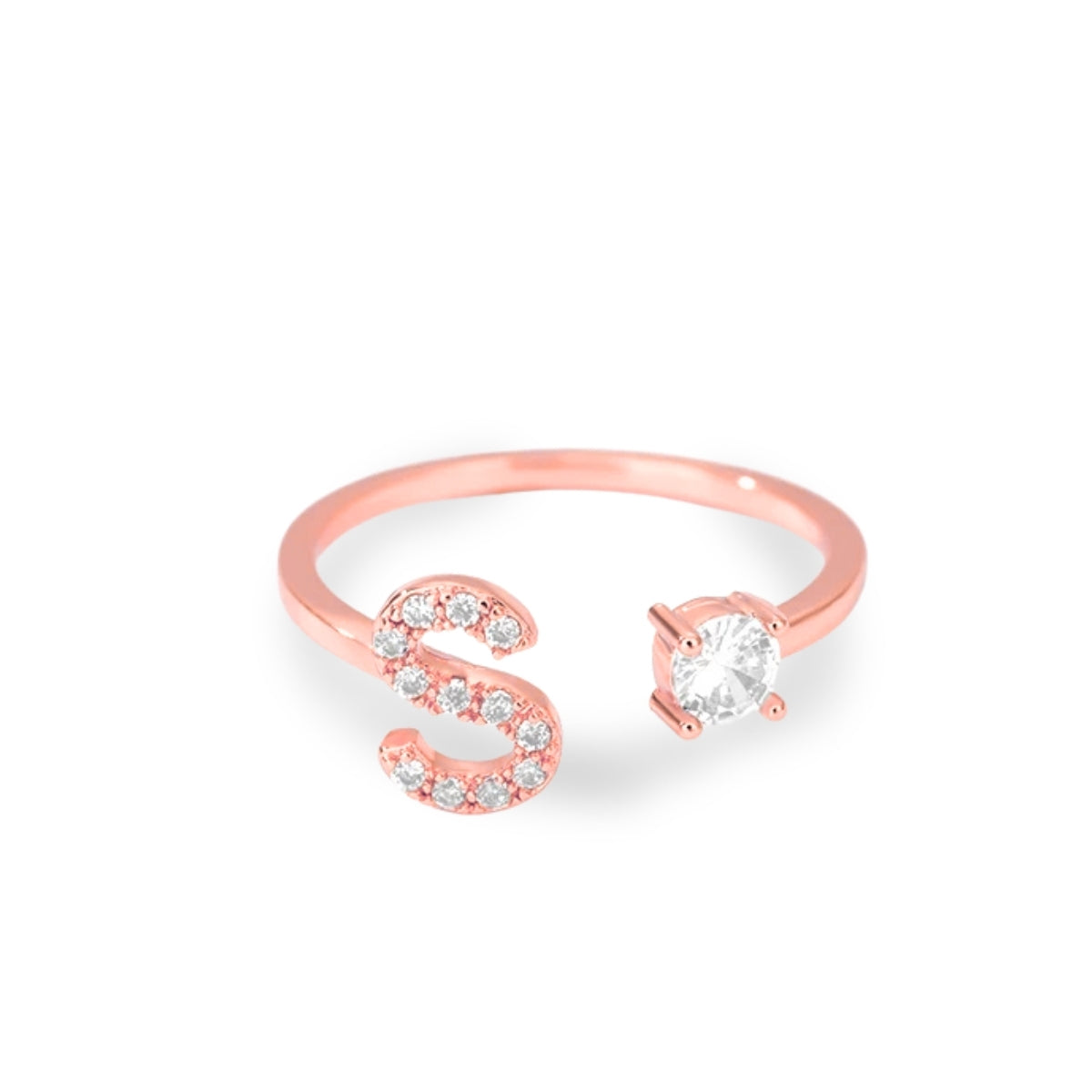 Forever Yours Initial Ring