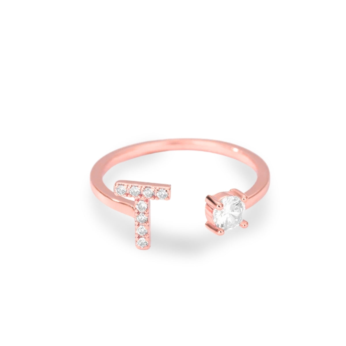 Forever Yours Initial Ring