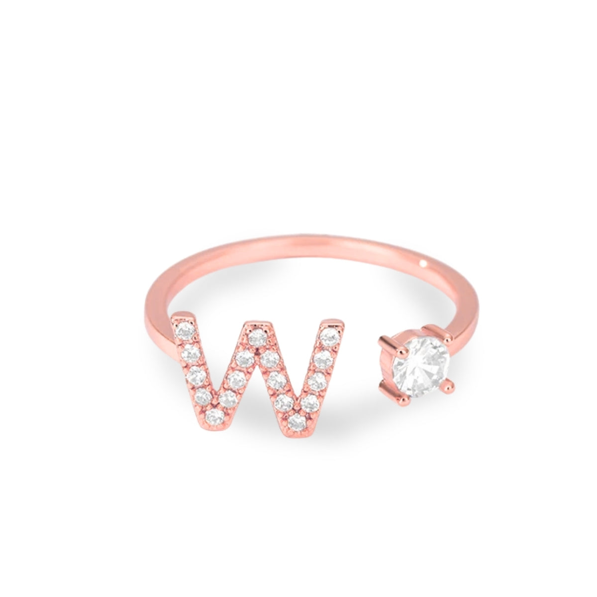 Forever Yours Initial Ring