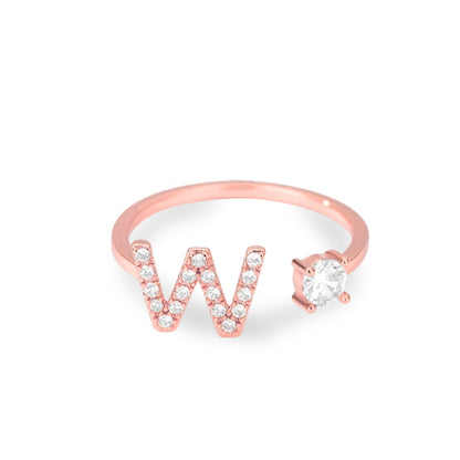 Forever Yours Initial Ring
