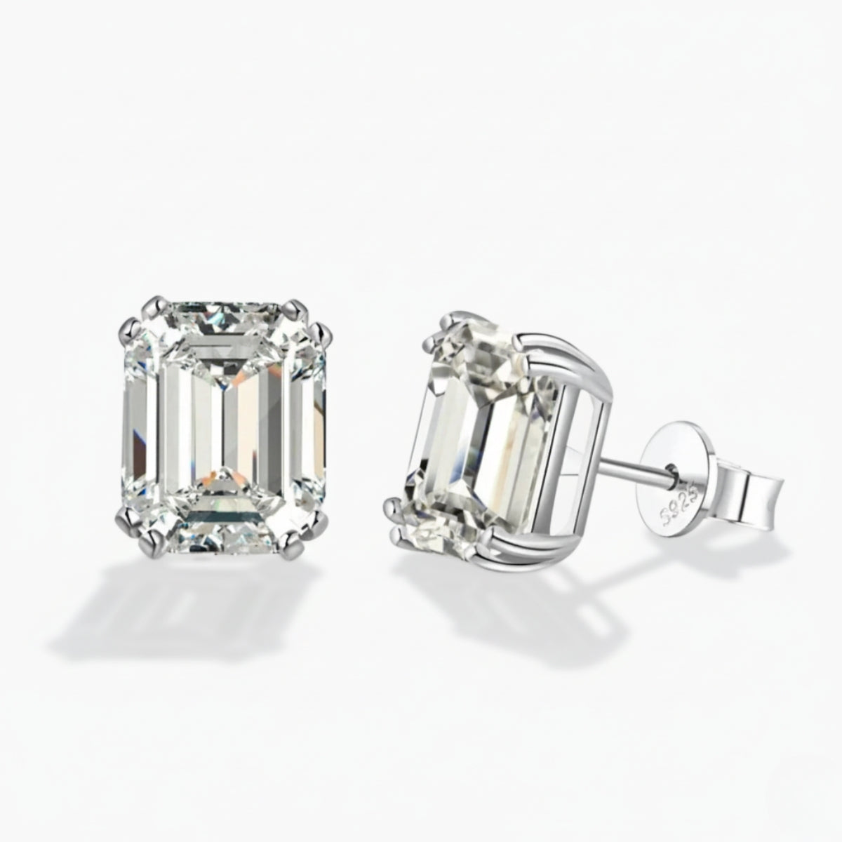 Timeless Emerald Stud Earrings