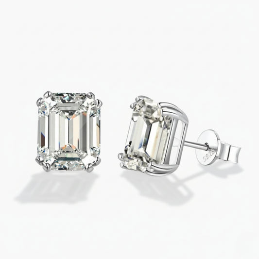 Timeless Emerald Stud Earrings