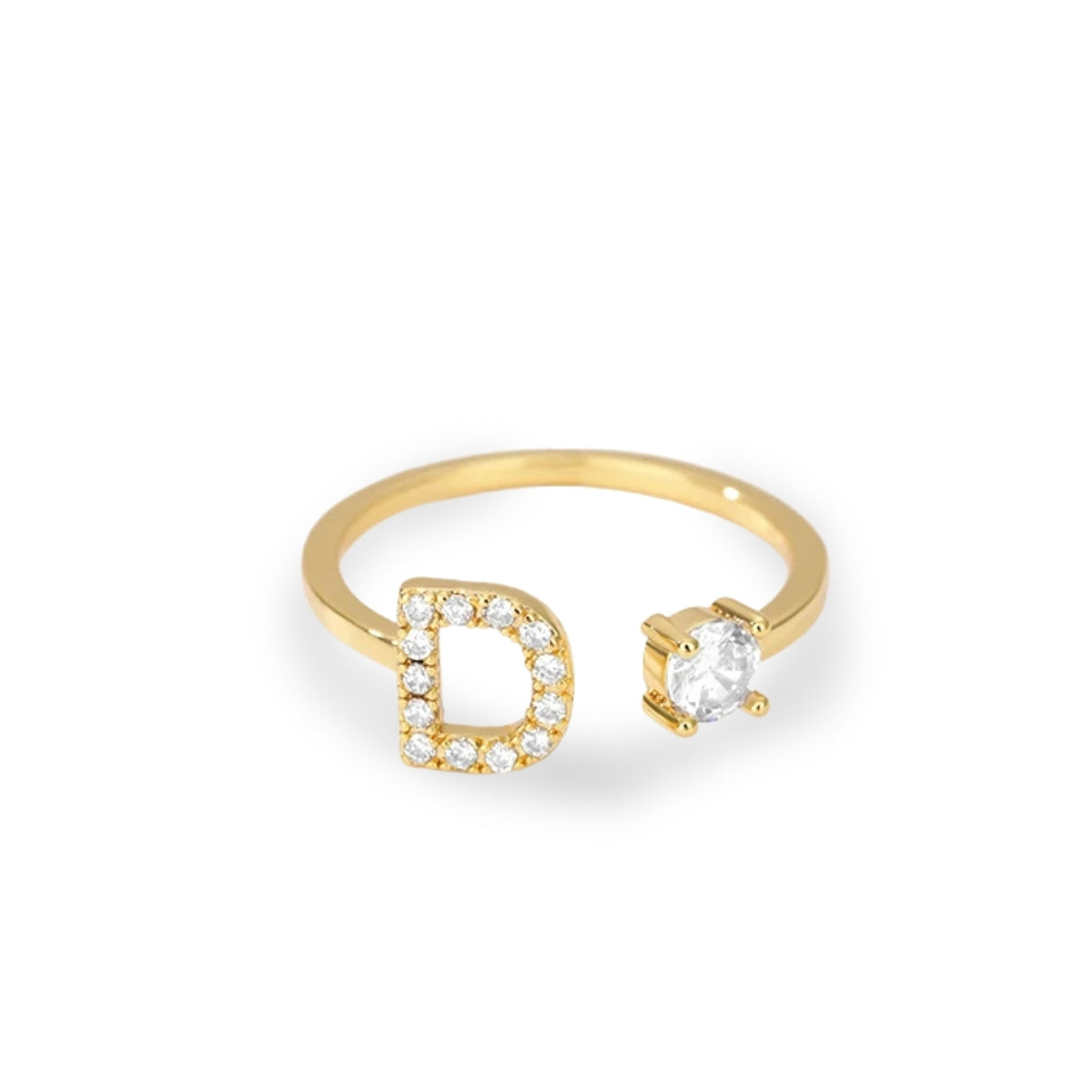 Forever Yours Initial Ring