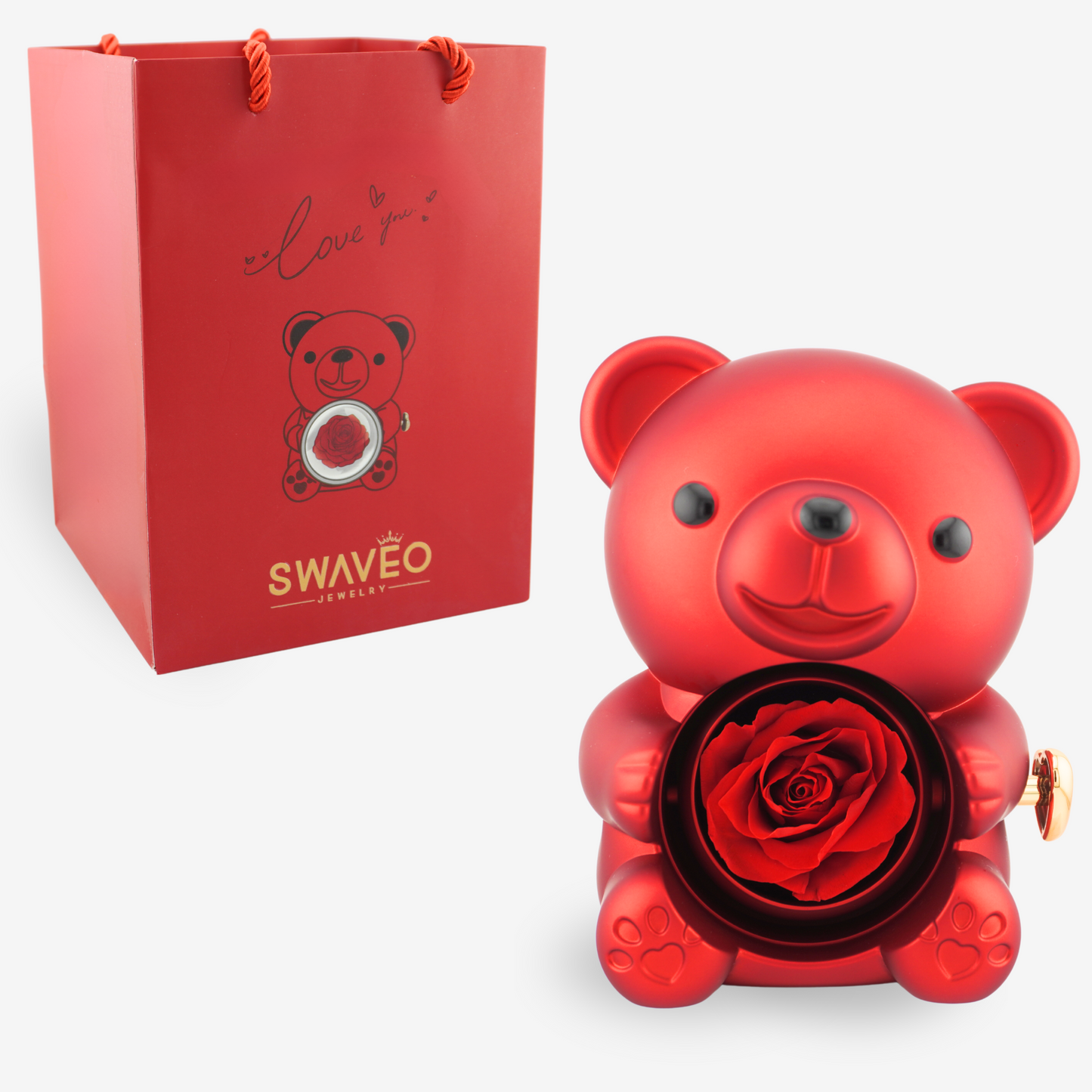 Swaveo™ Forever Rose Bear