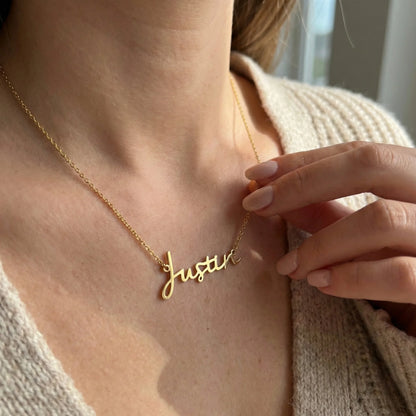 Namensschild-Halskette