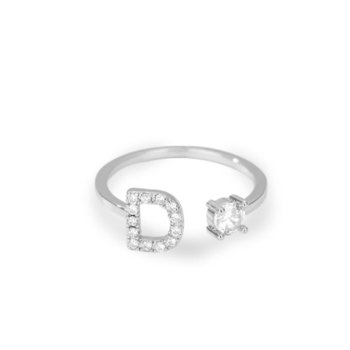 Forever Yours Initial Ring