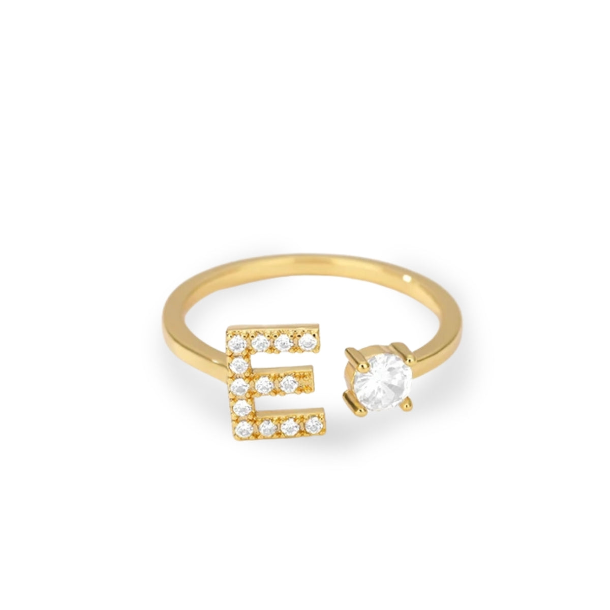 Forever Yours Initial Ring