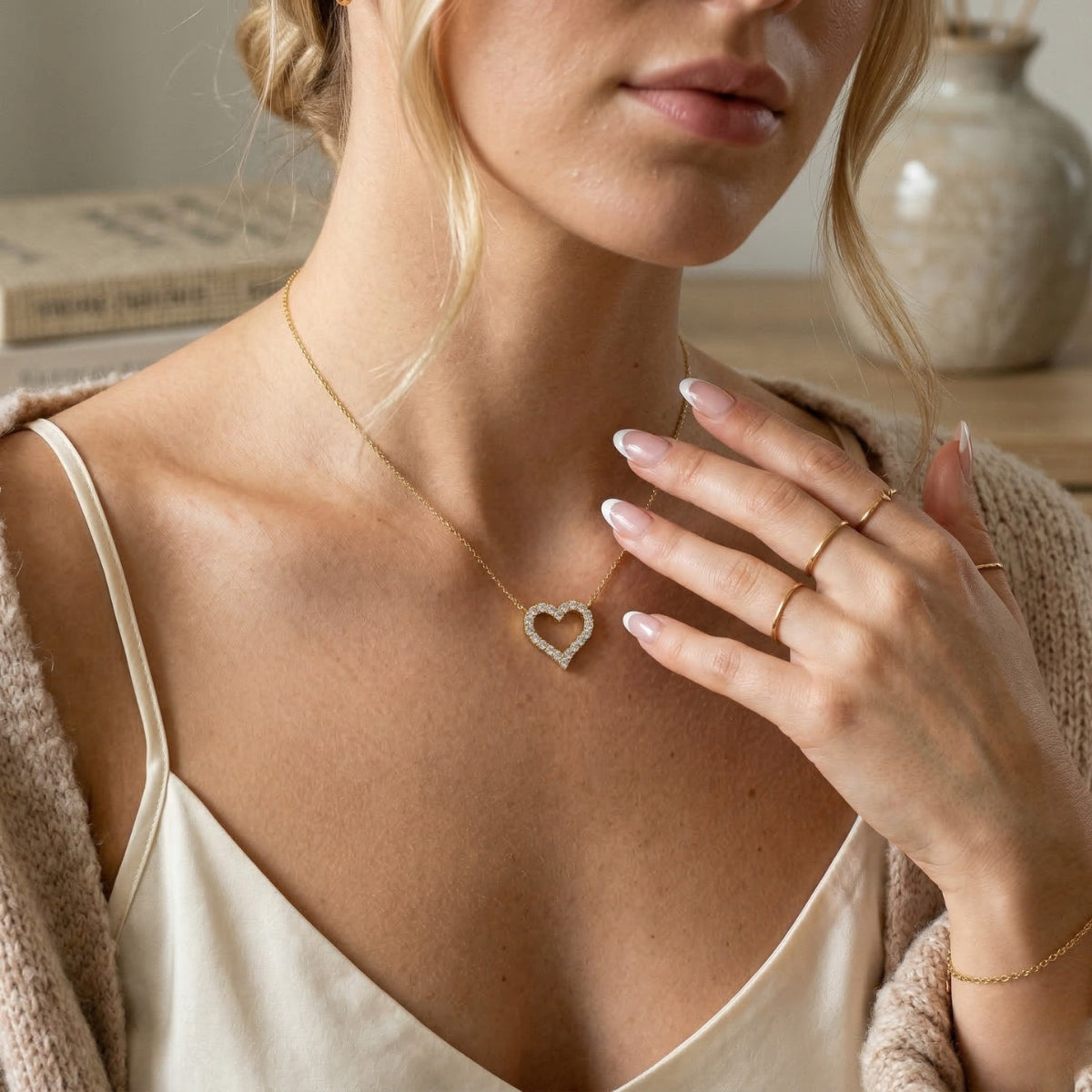 Mit Liebe gebundener Versprechensring