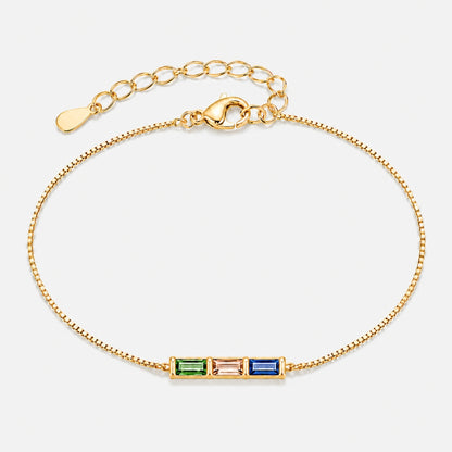 Custom Birthstone Bracelet
