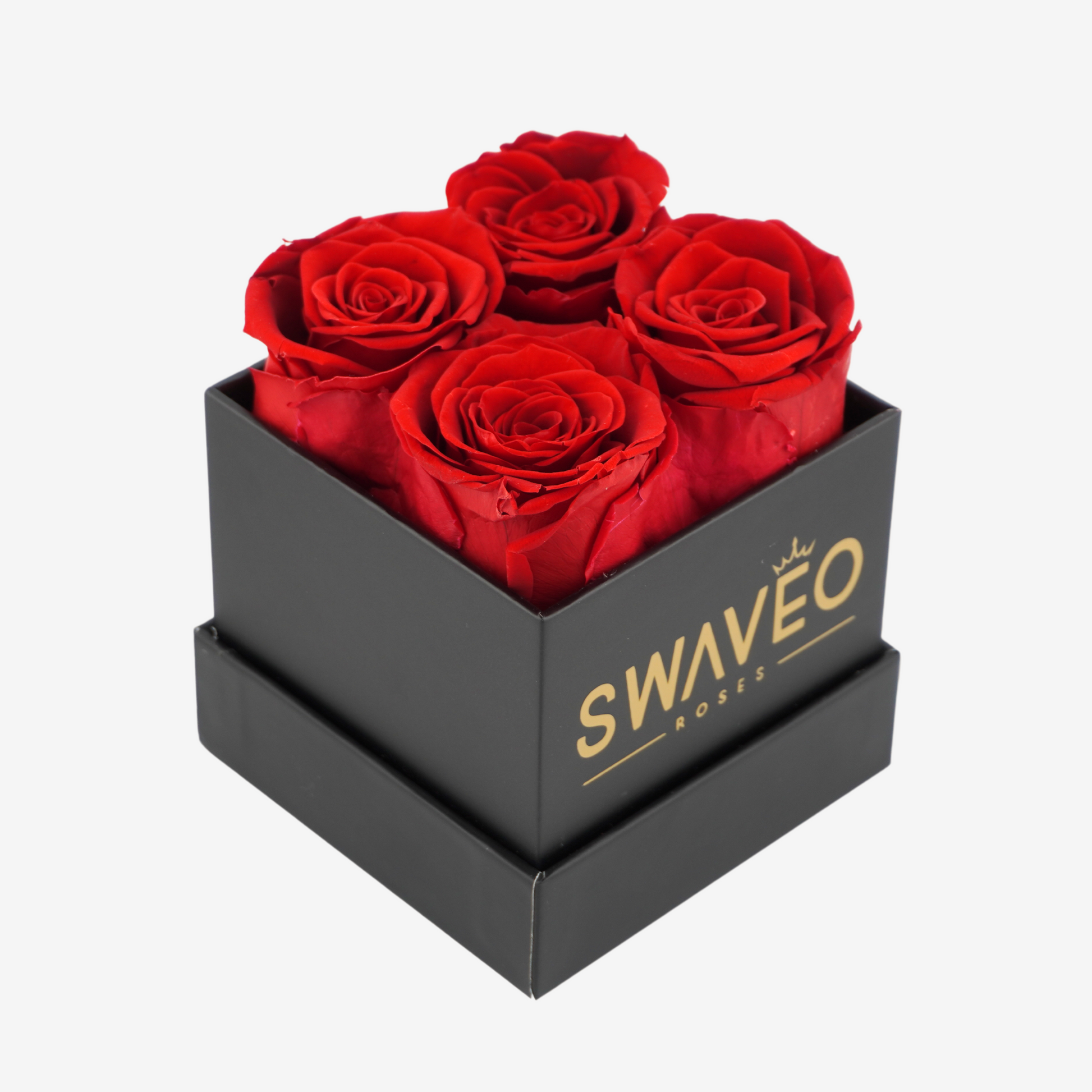 Eternal Deluxe Rose Box W/ 4 Forever Roses - Swaveo Jewelry