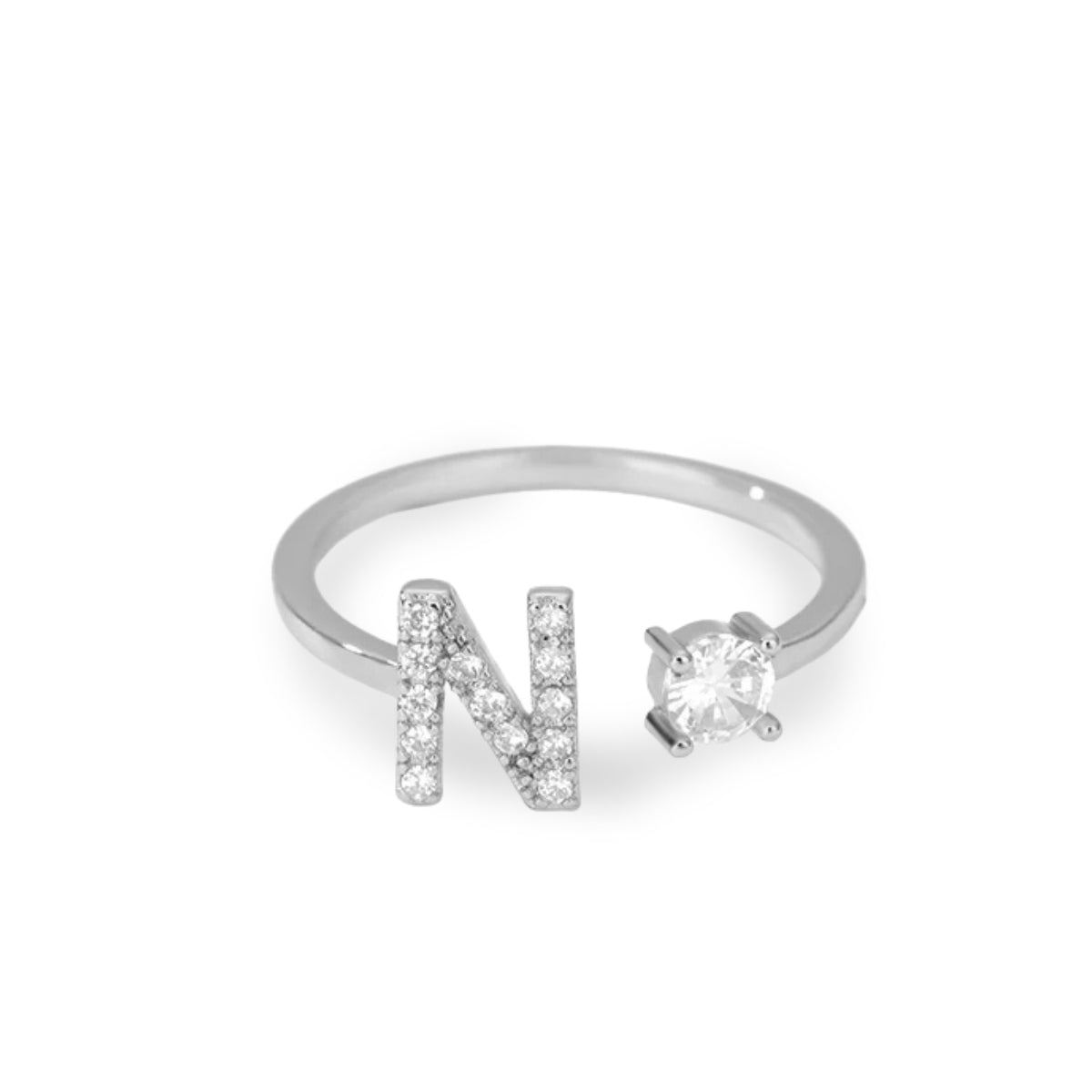 Forever Yours Initial Ring