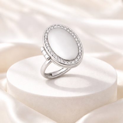 Oval Locket Ring