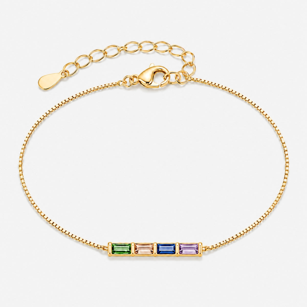 Custom Birthstone Bracelet