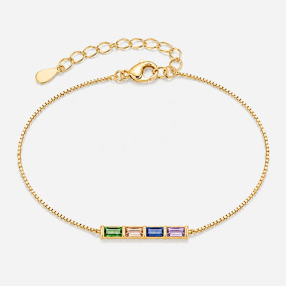 Custom Birthstone Bracelet