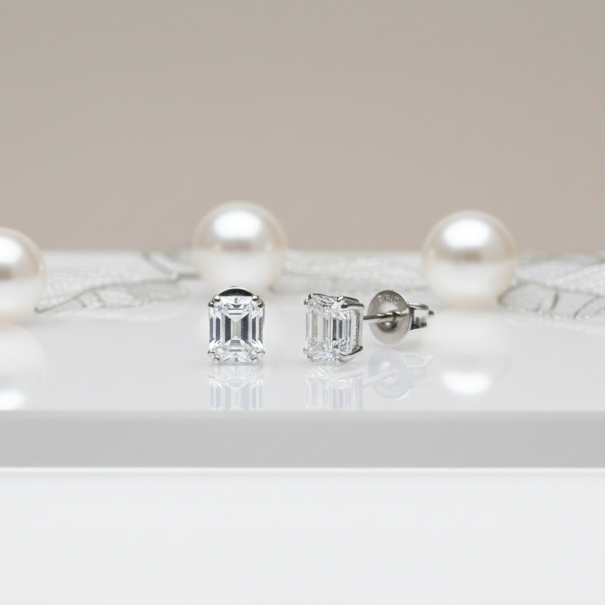 Timeless Emerald Stud Earrings