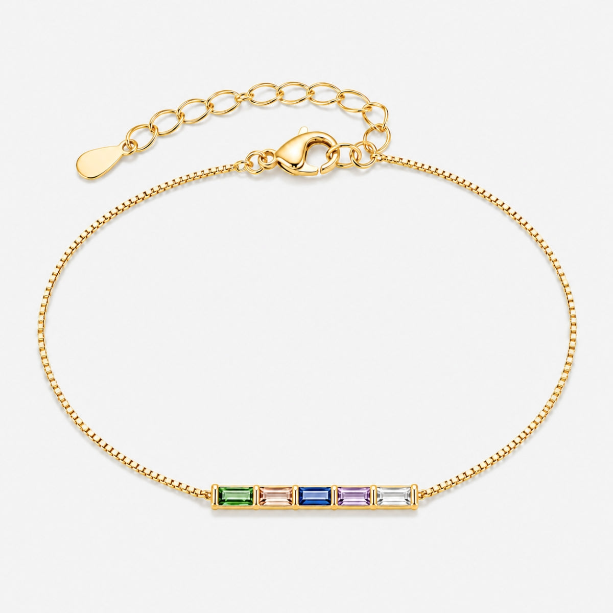 Custom Birthstone Bracelet