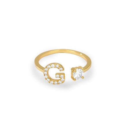 Forever Yours Initial Ring