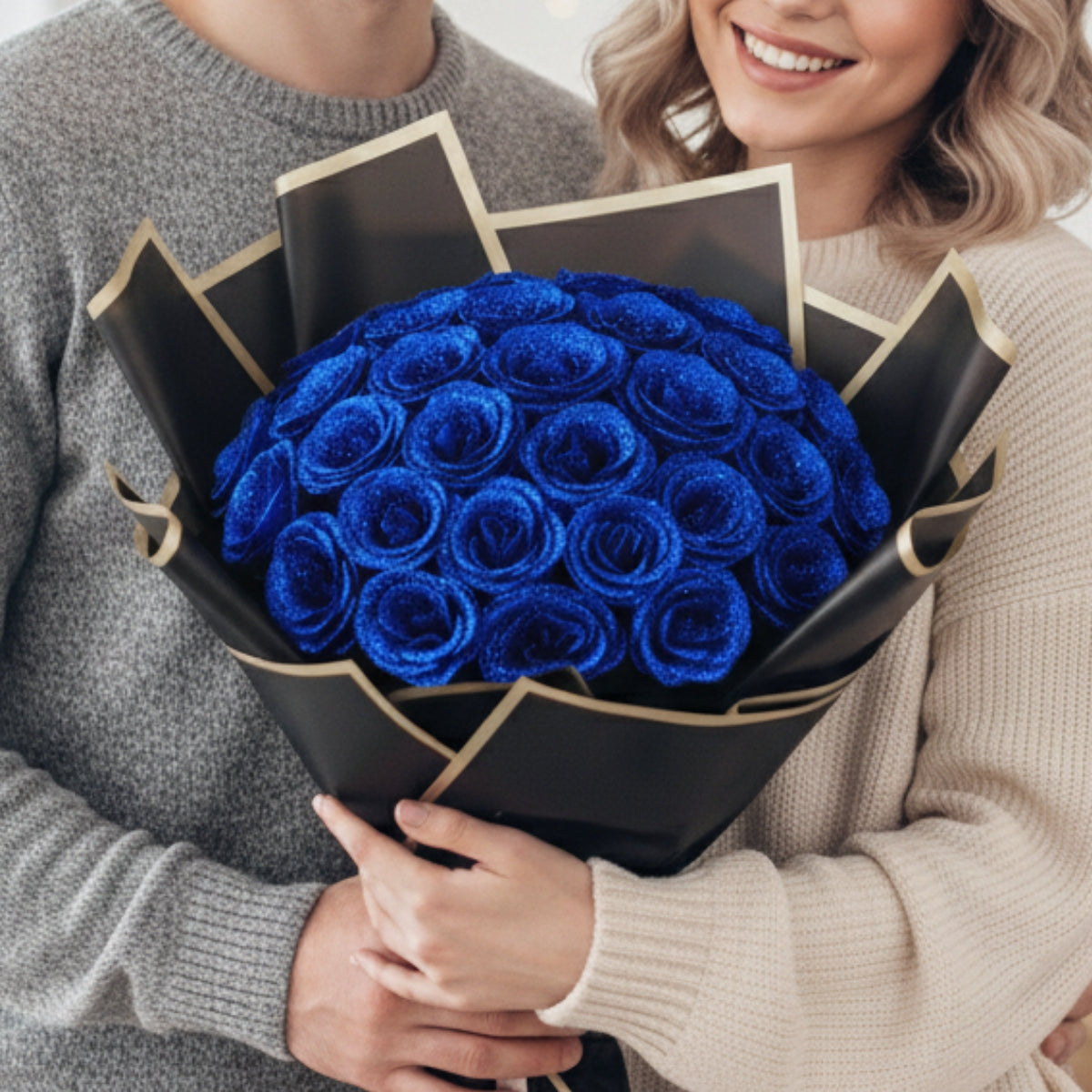 Glitter Rose Bouquet