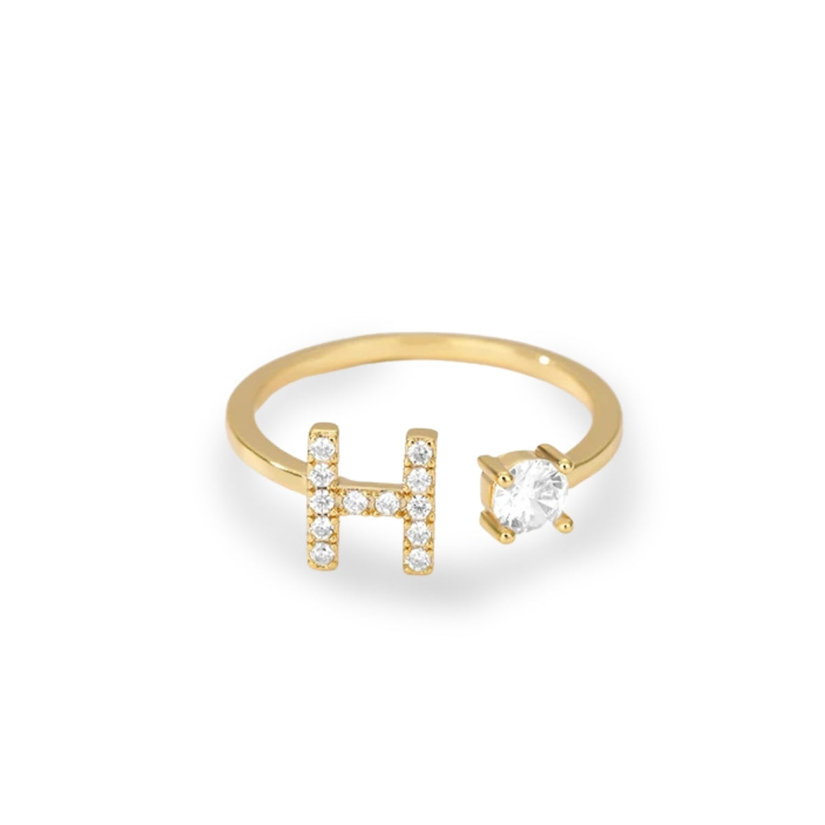 Forever Yours Initial Ring